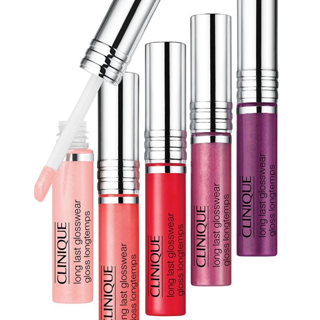 Clinique Long Last Glosswear 5piece Set, Beauty & Personal Care, Face