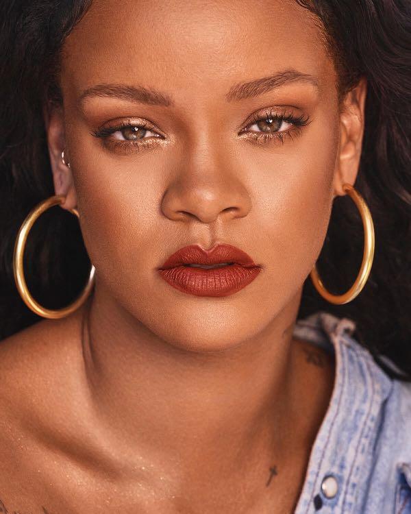 Fenty Beauty Mattemoiselle Plush Matte Lipstick Shawty warm brown