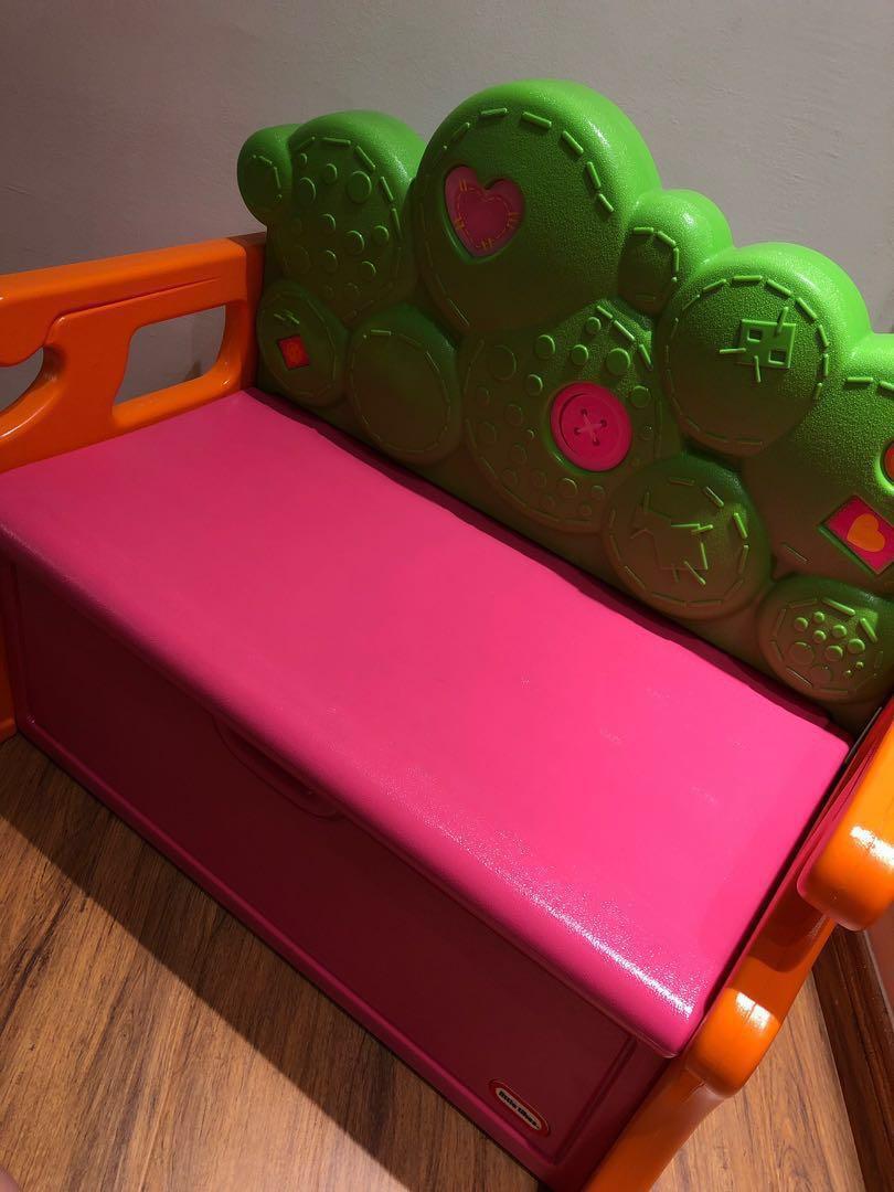 Little tikes toy chest bench deals