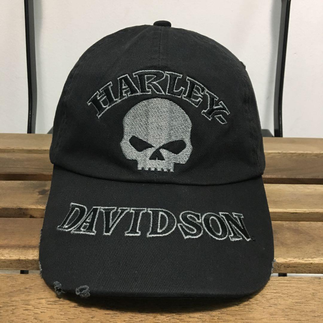Harley davidson skull baseball cap on sale