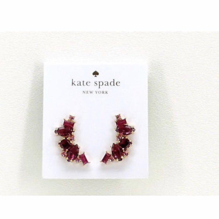 Kate spade discount cluster crawler earrings