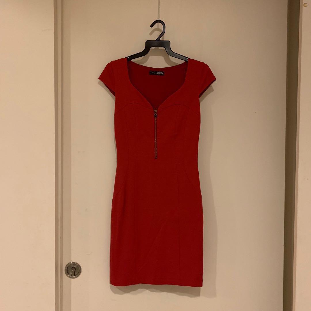 liu jo red dress