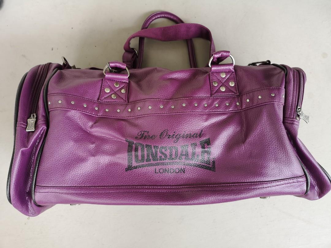 Lonsdale leather duffle best sale bag