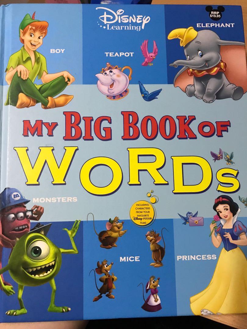 MY BIG BOOK OF WORDS　未開封 My big book of words by Disney learning, Hobbies & Toys, Books