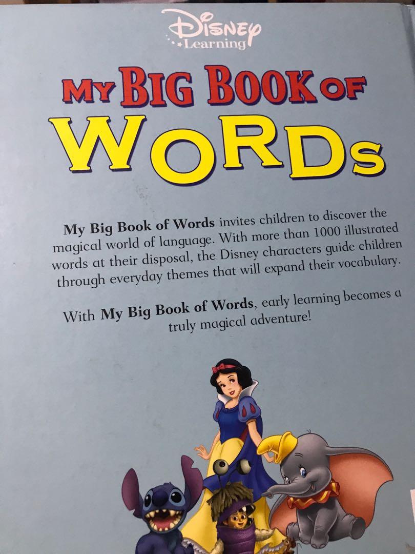 My big book of words by Disney learning, Hobbies & Toys