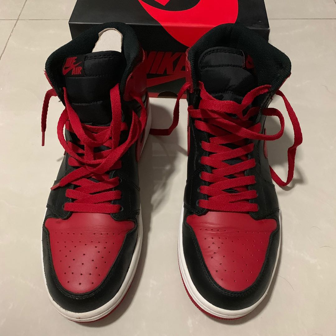 bred 1 red laces