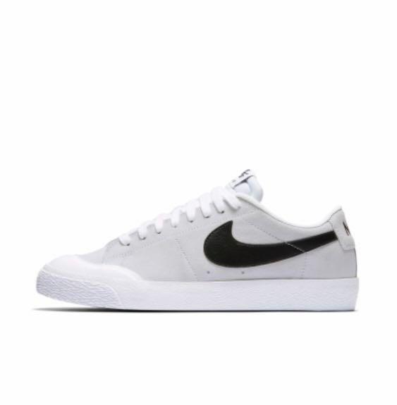 nike sb zoom blazer low xt black white