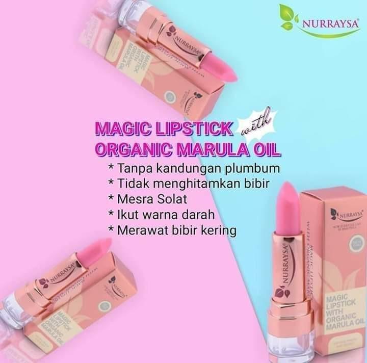 Image result for nurraysa magic lipstick with organic marula oil
