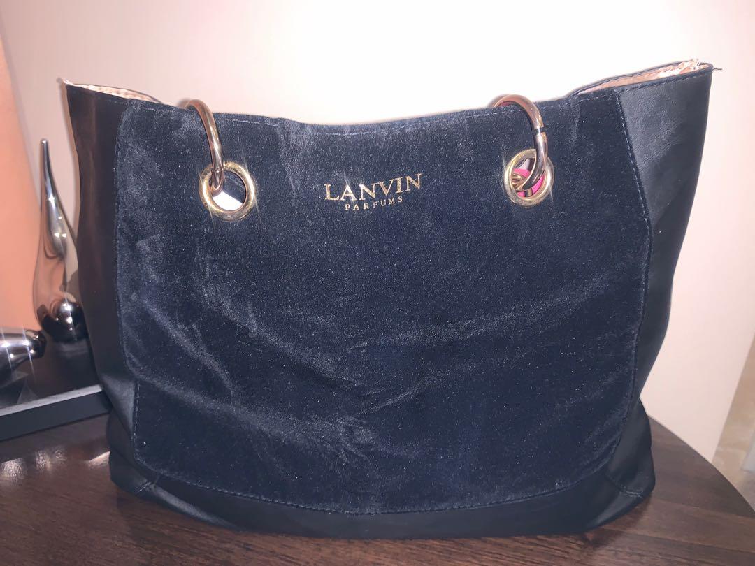 tij Maak het zwaar toegang Original Lanvin tote bag (brand new), Fesyen Wanita, Tas & Dompet di  Carousell