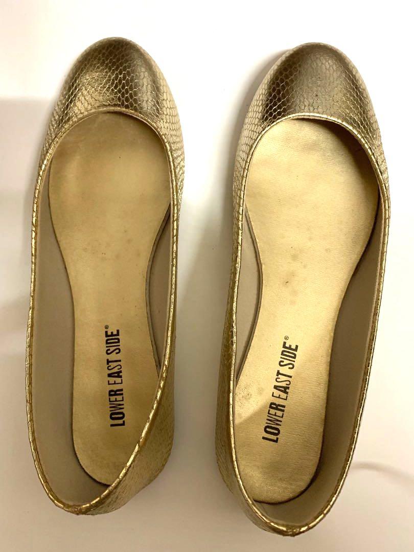 beige flats payless