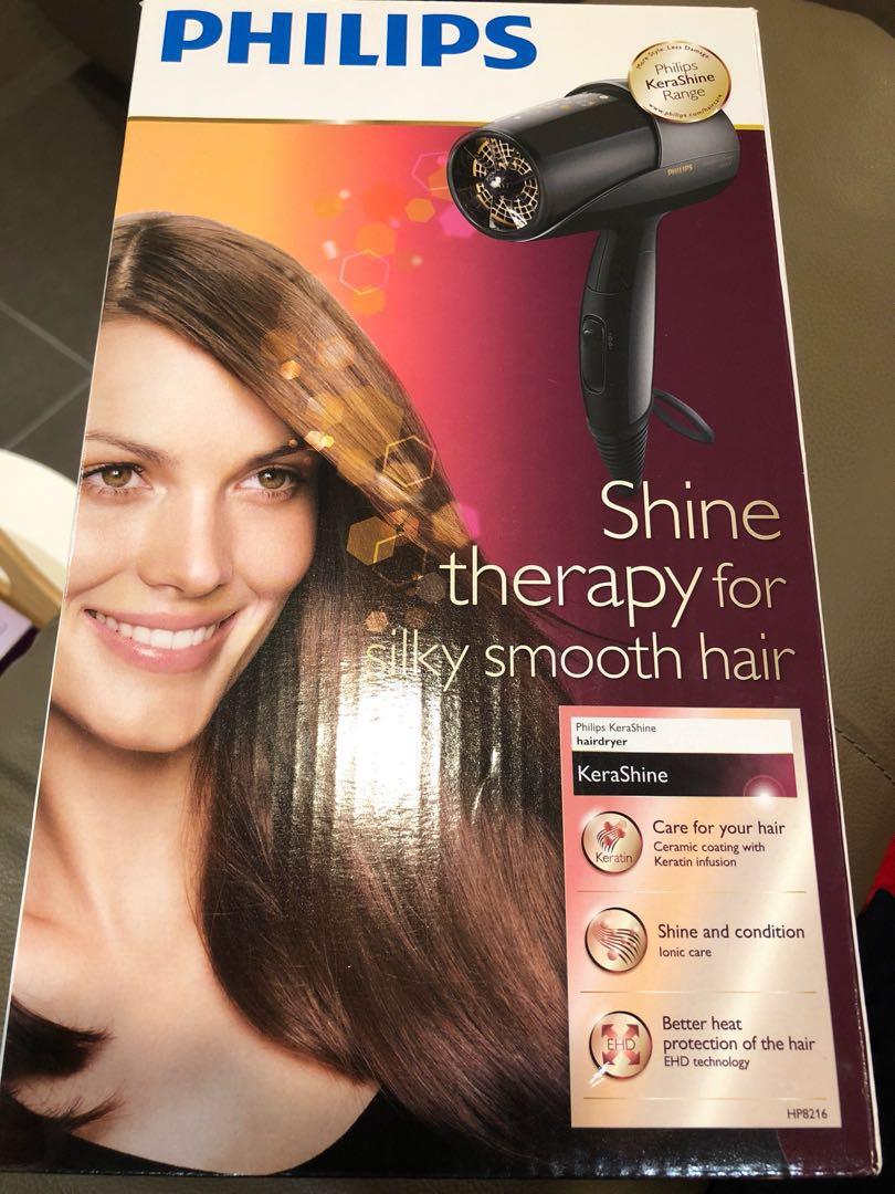 Philips Kerashine Dryer 1600W Beauty Personal Care Hair on Carousell
