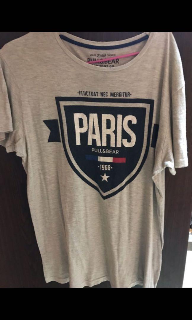 Pull Bear Men T-Shirt, Men's Fashion, Tops Sets, Tshirts