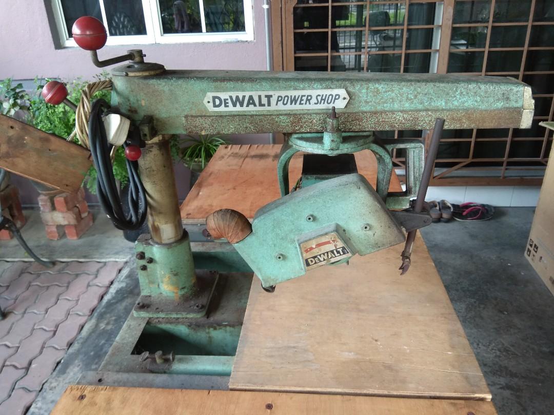 Radial Arm Saw Dewalt Antiques Vintage Collectibles On Carousell
