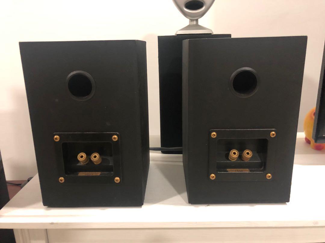 Rare Monitor Audio MA100 Gold Bookshelf Speakers, Audio, Soundbars