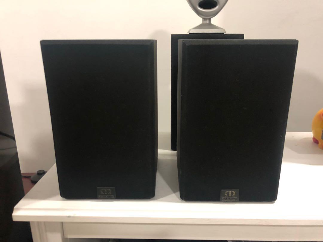 Rare Monitor Audio MA100 Gold Bookshelf Speakers, Audio, Soundbars