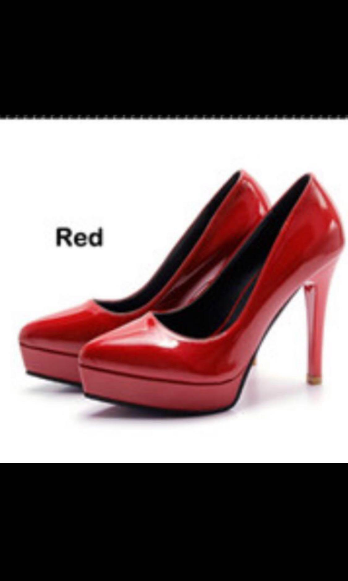 stilettos red