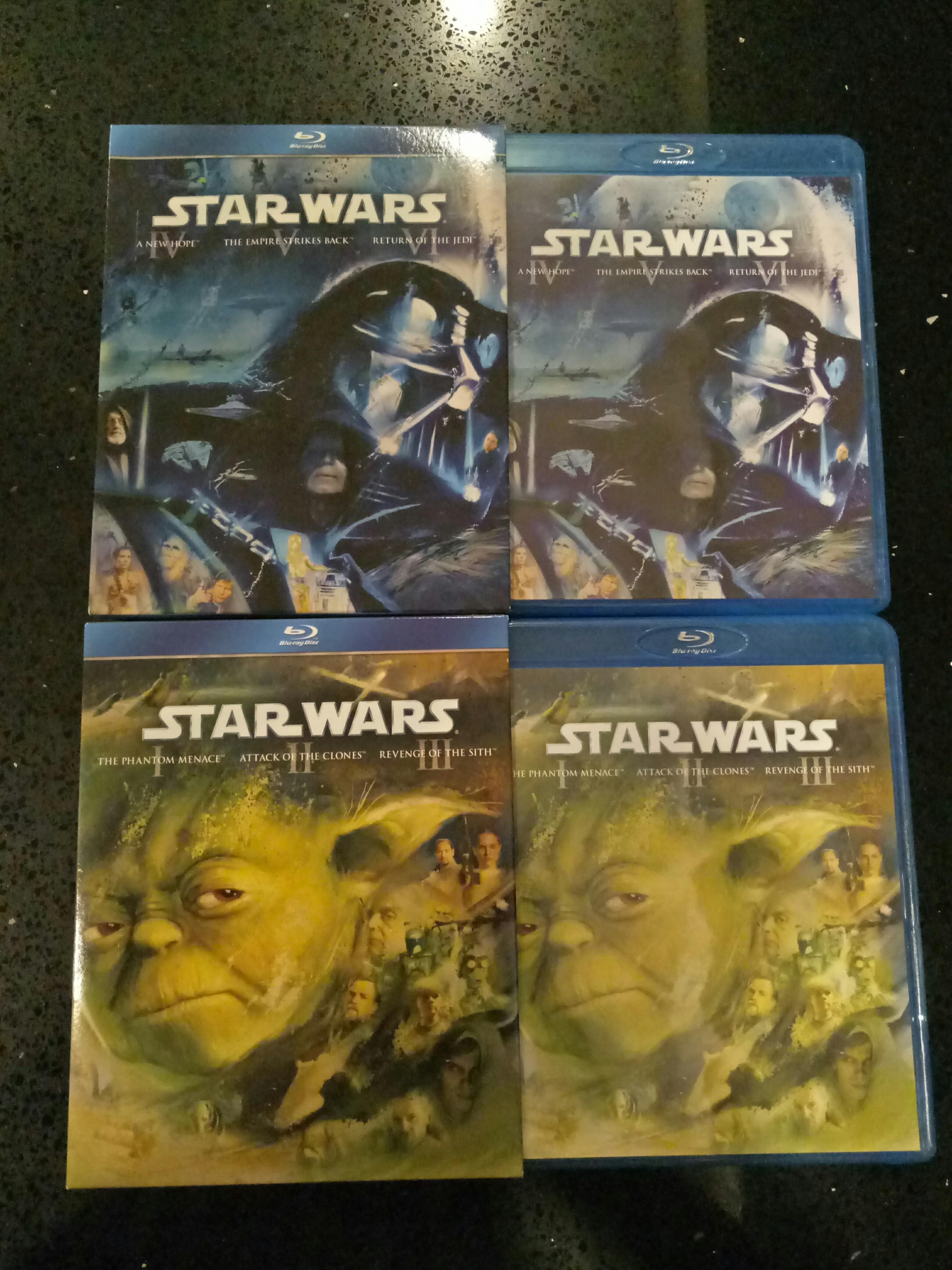 Star Wars Bluray Episode I To Vi Box Set Music Media Cds