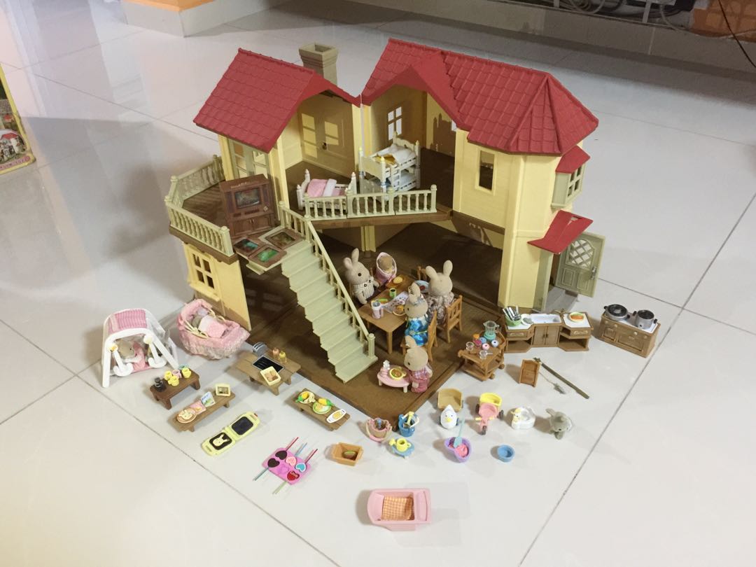 Sylvanian families rabbit house hotsell