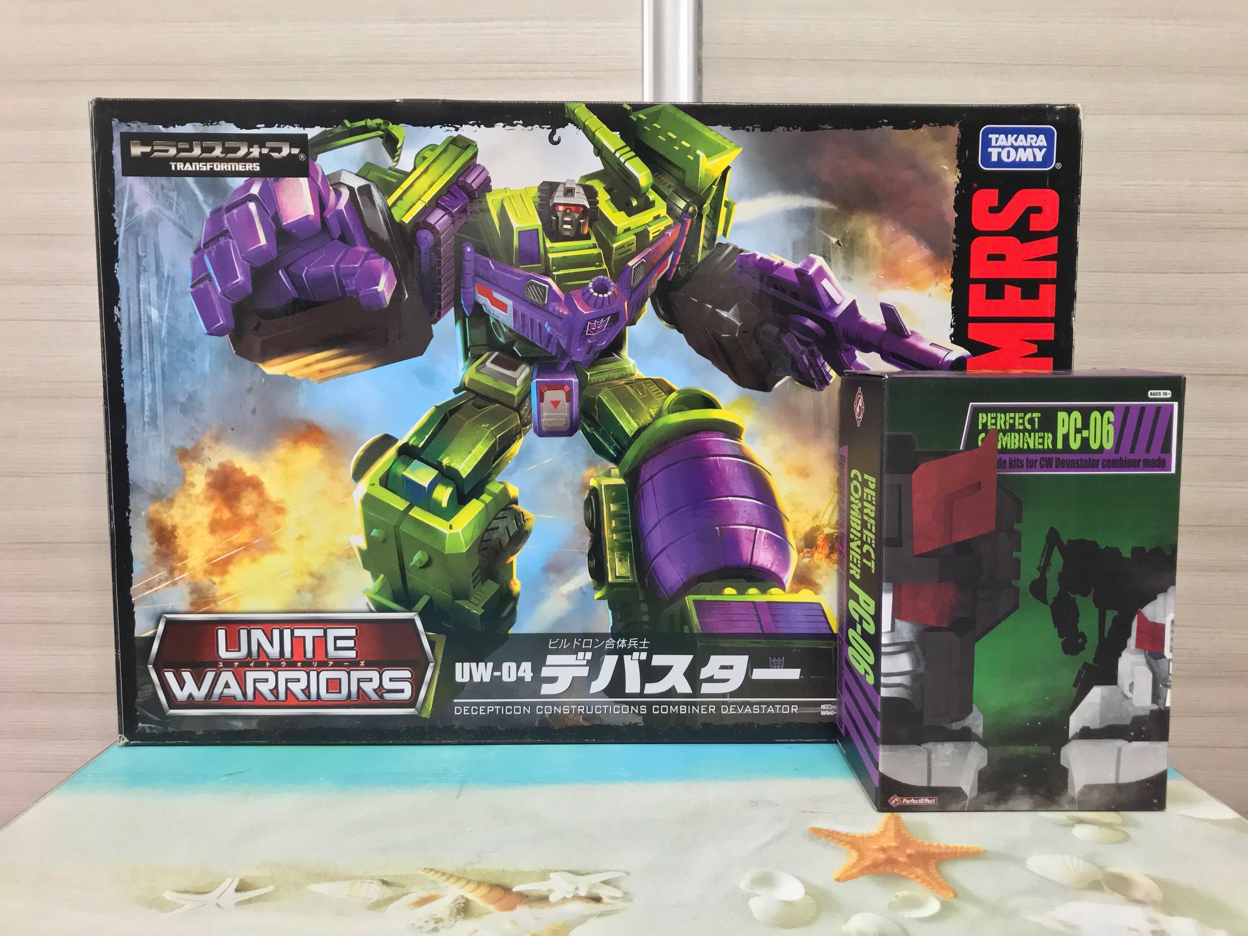 Transformers Takara Unite Warriors Hasbro Combiner Wars with Addons