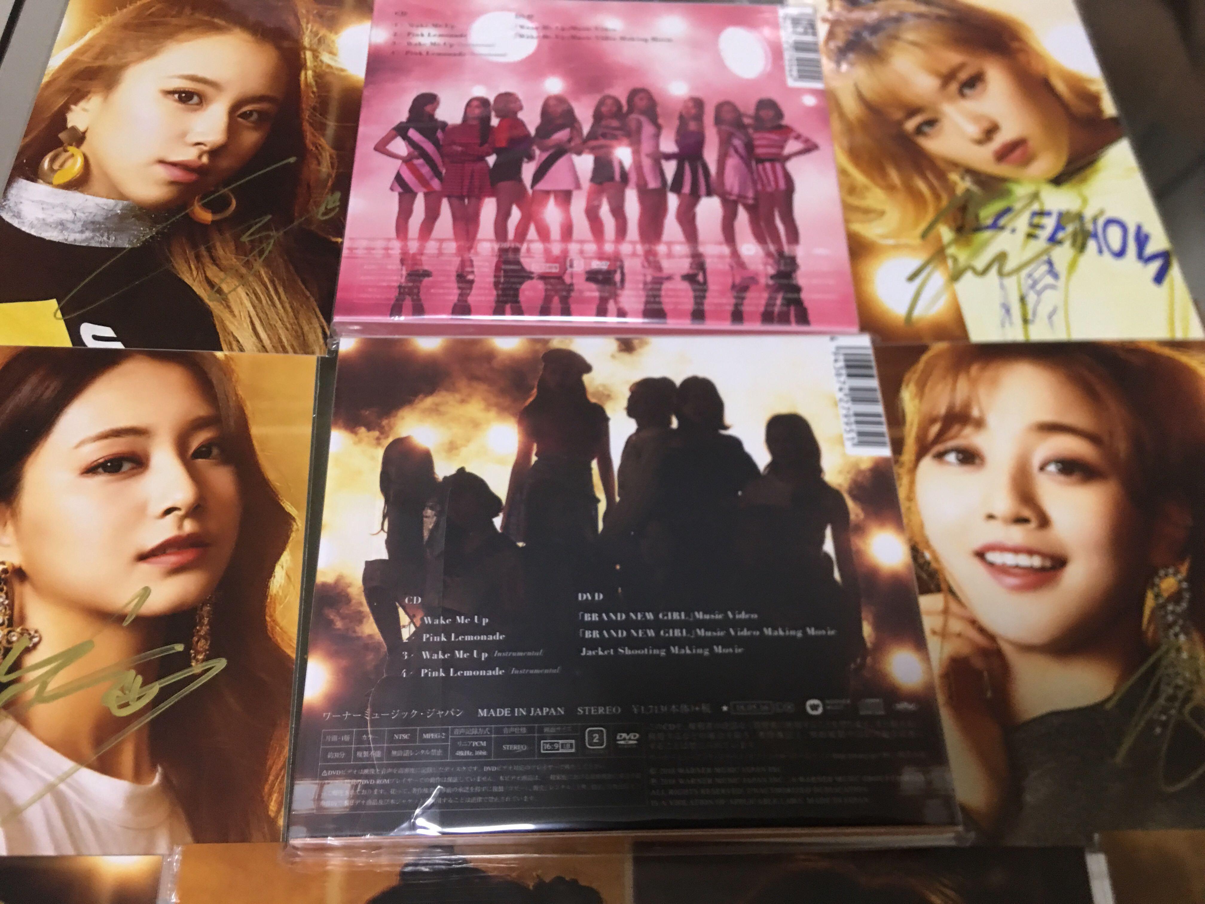 Twice Wake Me Up Cd Dvd Sealed Brand New Free Signature Photo Entertainment K Wave On Carousell