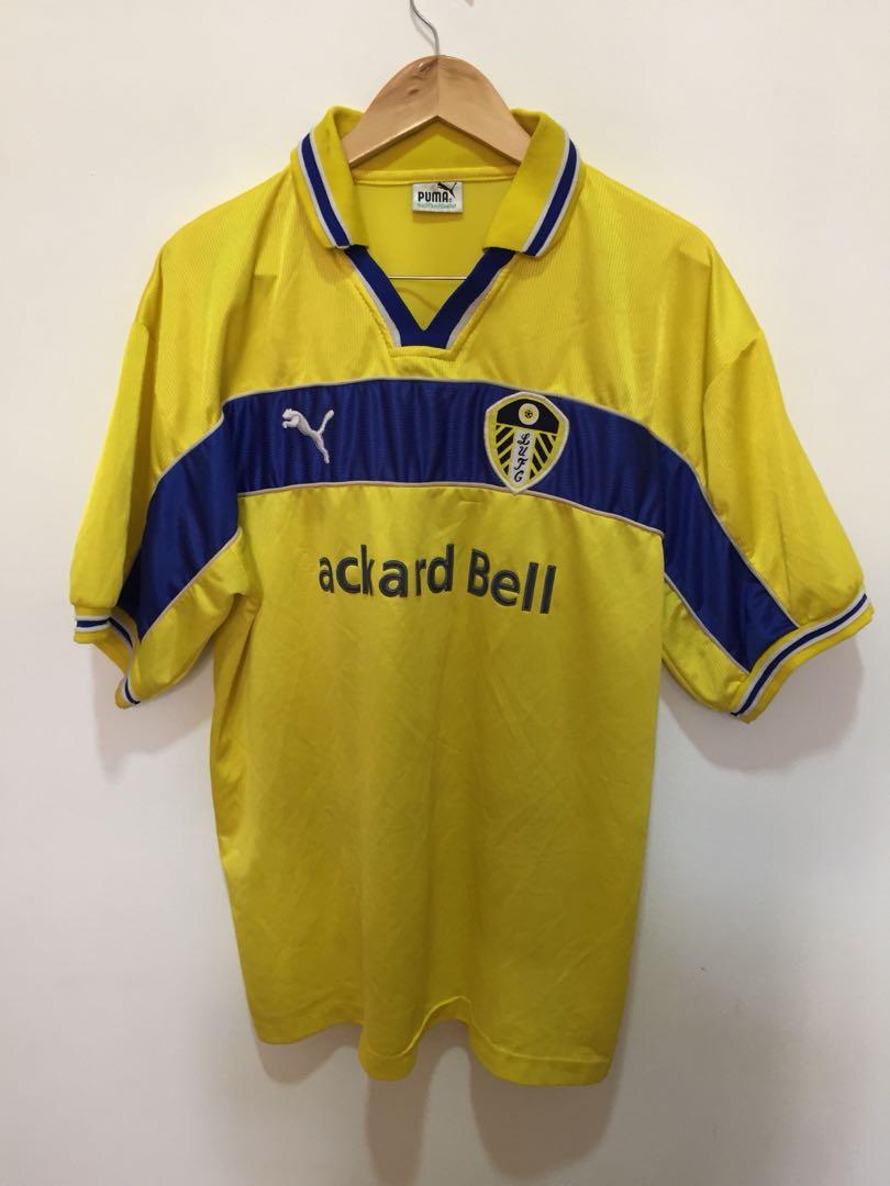 Vintage leeds united shirt sales