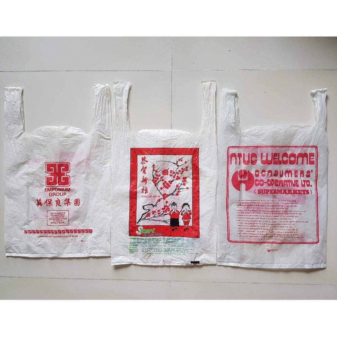 Vintage plastic bags clearance