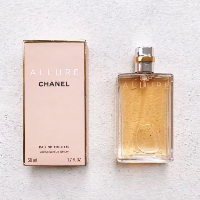 Vintage Rare 90's CHANEL ALLURE 50 ml EDT Original Formula, Beauty &  Personal Care, Face, Face Care on Carousell