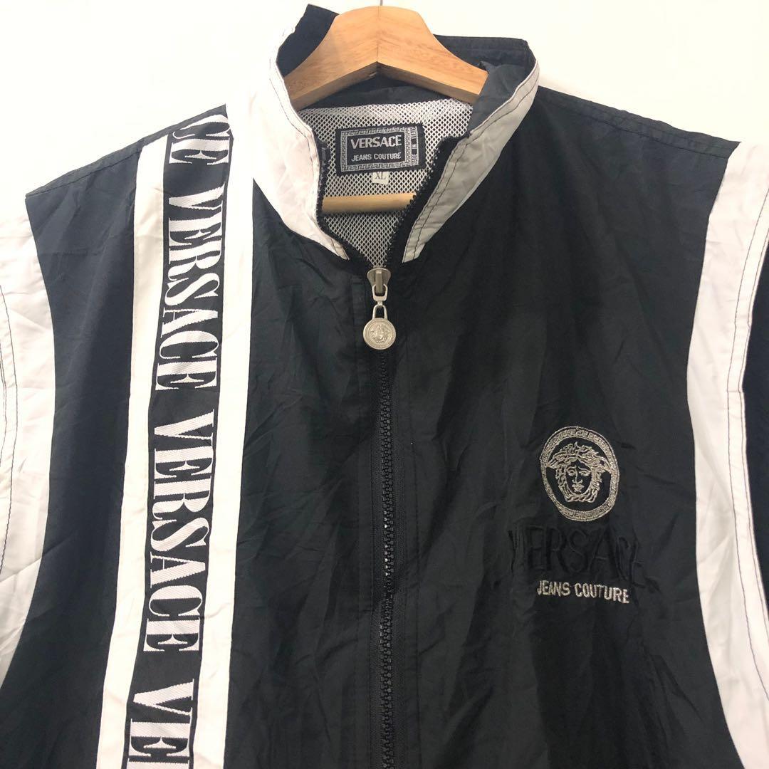 VINTAGE VERSACE SPORTS EMBROIDED VEST Men s Fashion Coats Jackets and Outerwear on Carousell