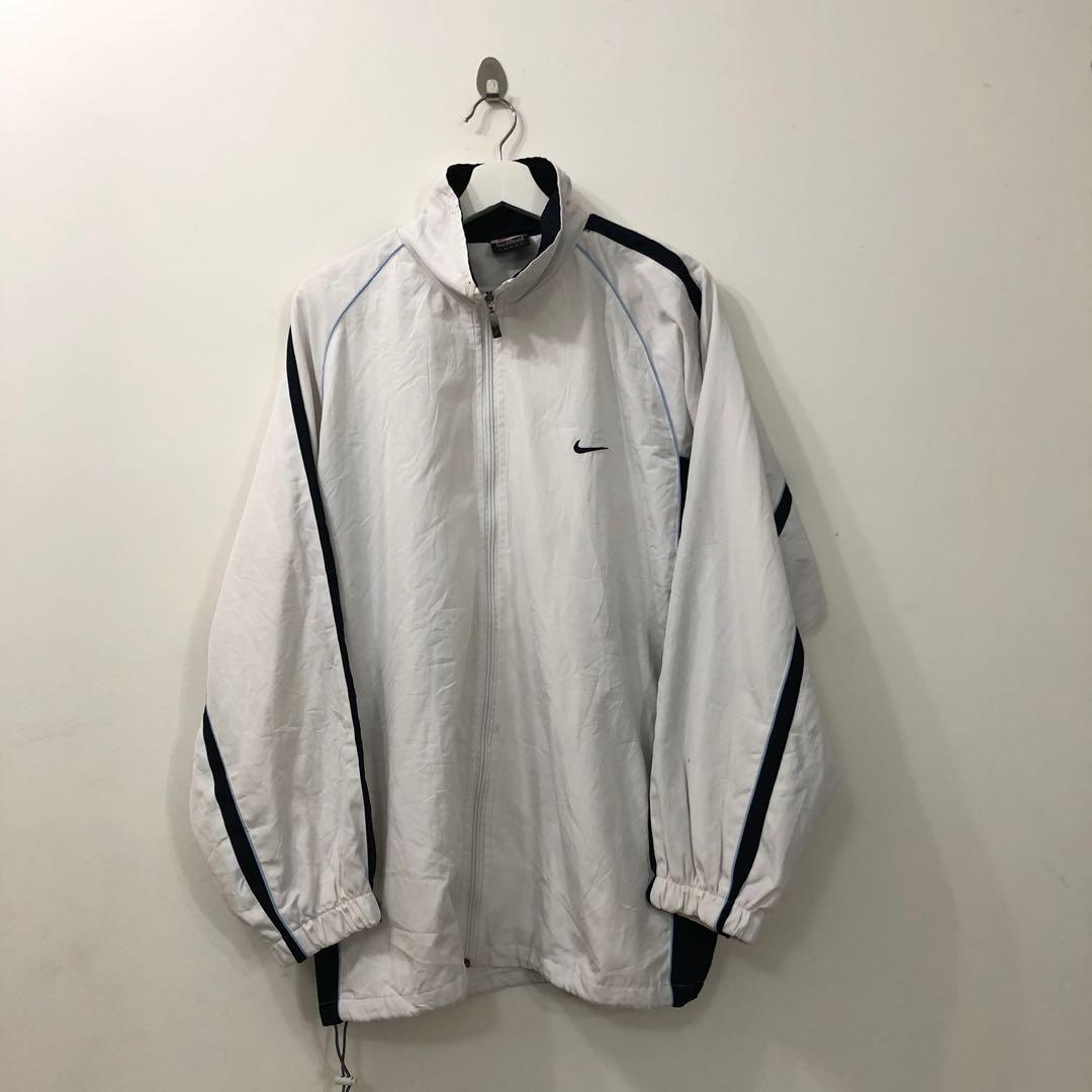 mens white nike windbreaker