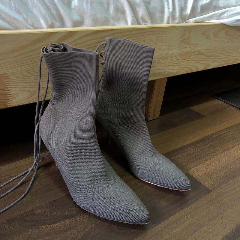 zara grey boots