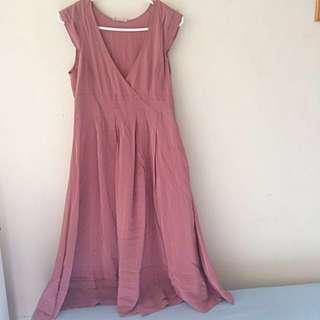 Vintage Dress 100% Silk