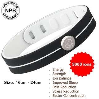 Anti-radiation, Trendy, Sporty Unisex Health Bracelet (3000 ions)