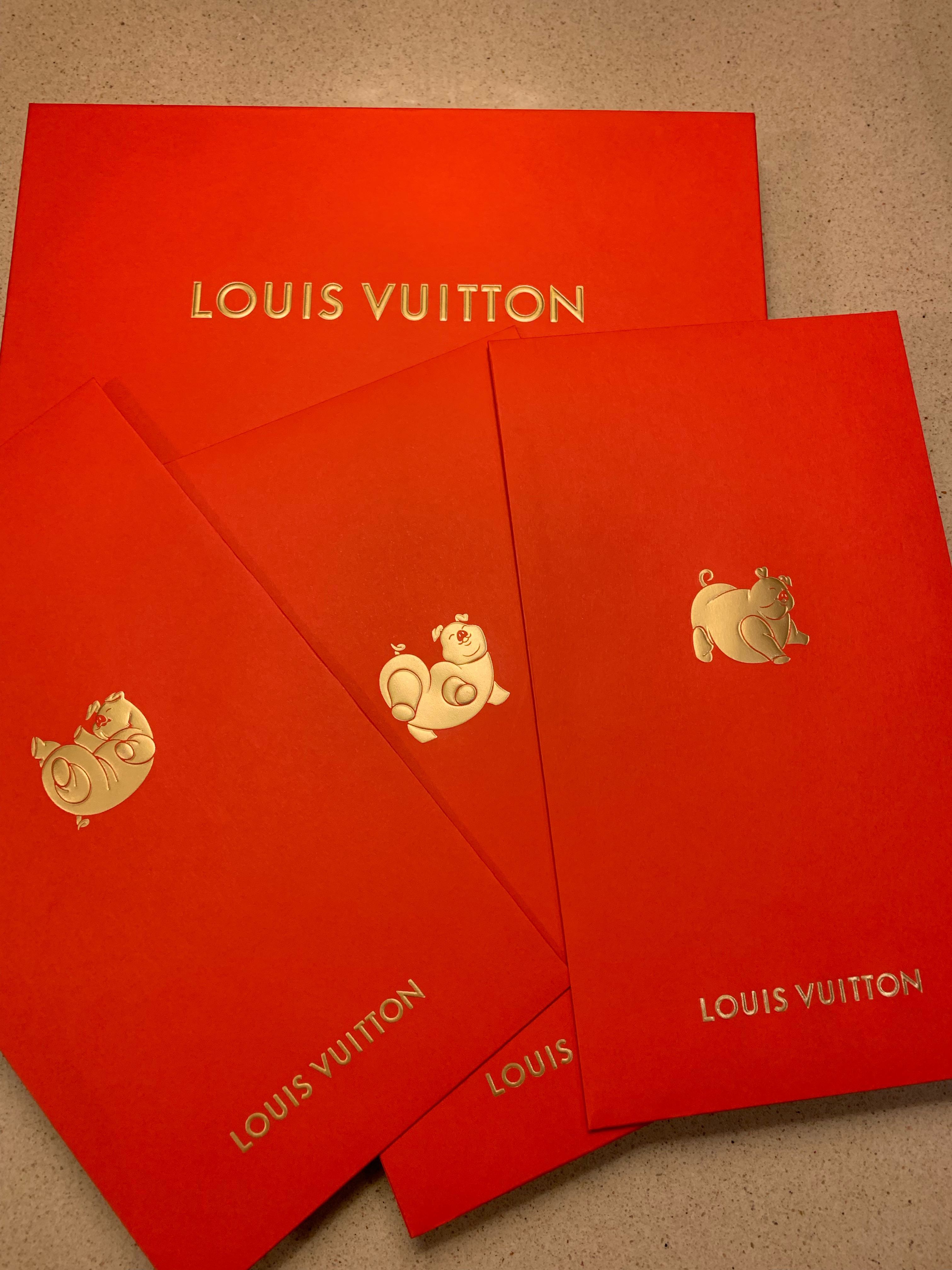 2019 Louis Vuitton red packet / angbao, Everything Else on Carousell