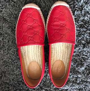 gucci渔夫鞋 / gucci 草编鞋/ gucci espadrilles