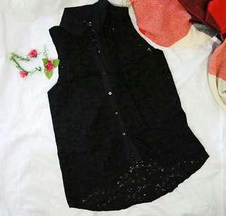 Lace Black Tanktop