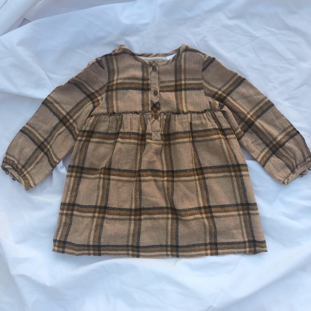 baby girl plaid