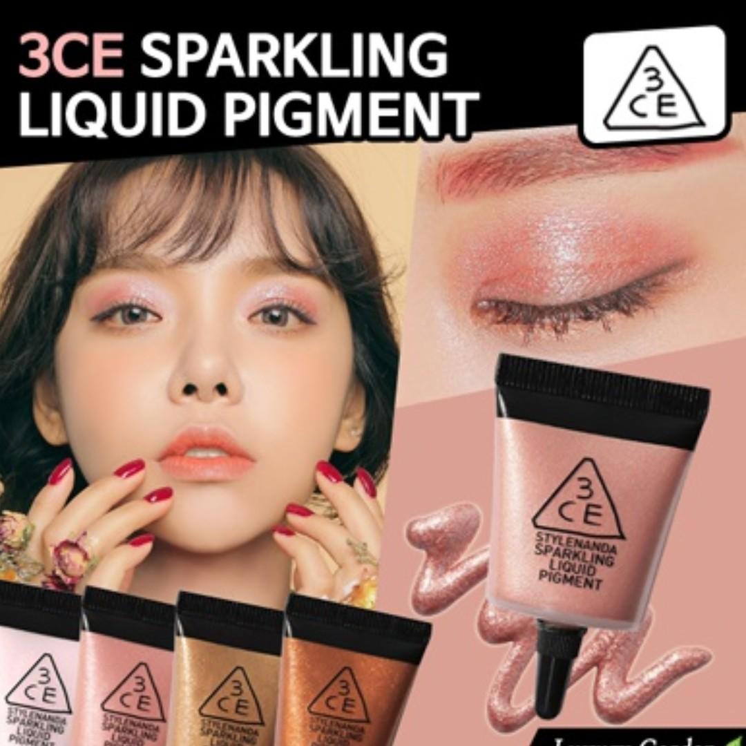 3ce sparkling liquid pigment