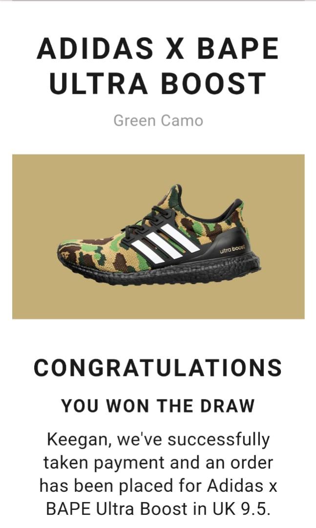 Adidas Bape Ultraboost Camo Men s Fashion Footwear Sneakers on