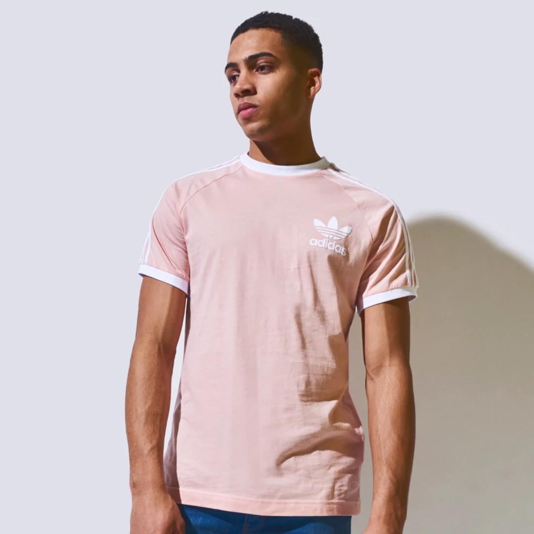 Adidas california t shirt pink deals