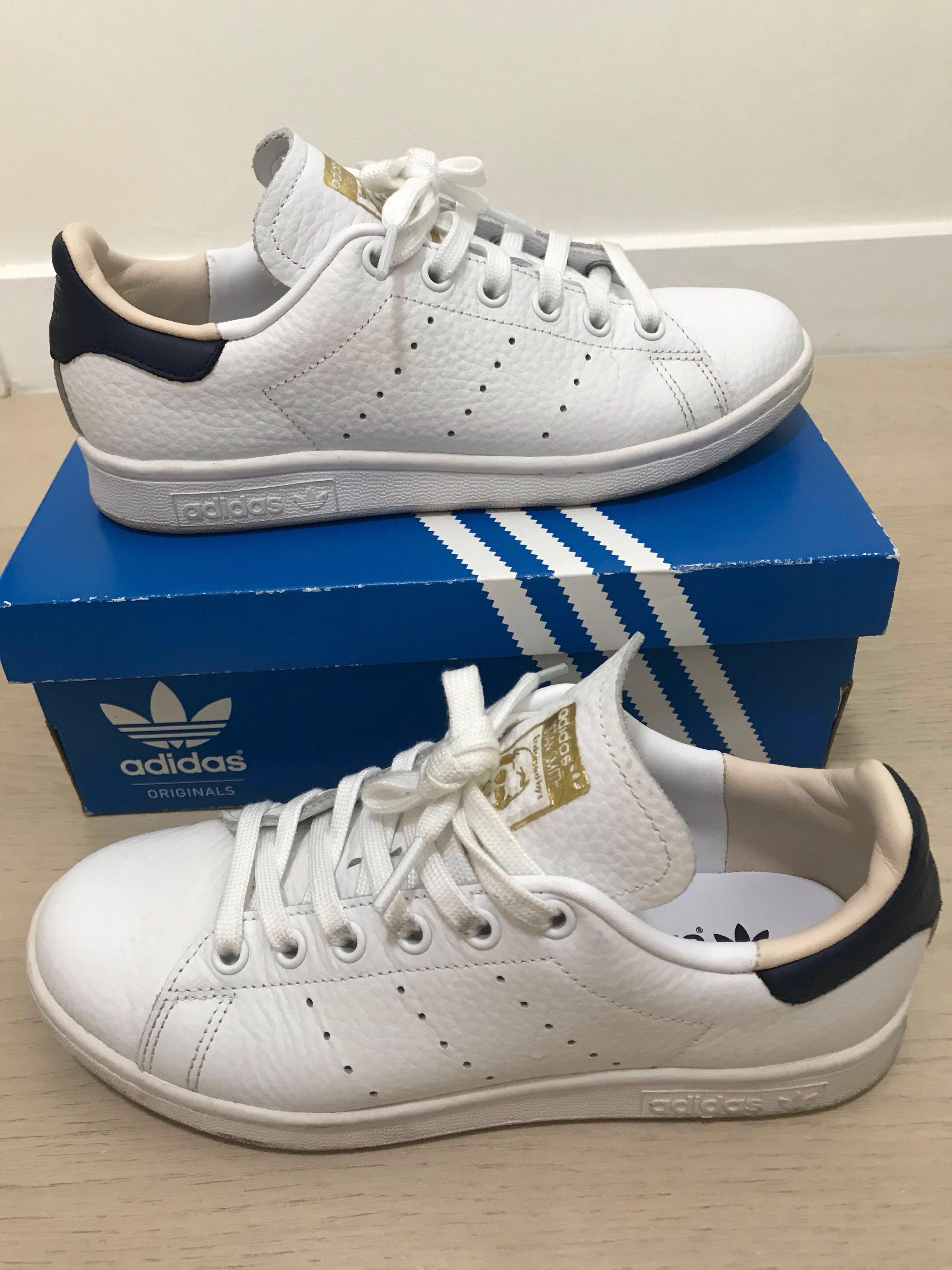Adidas Stan Smith EU 37.5 Navy Blue Women s Fashion Footwear Sneakers on Carousell