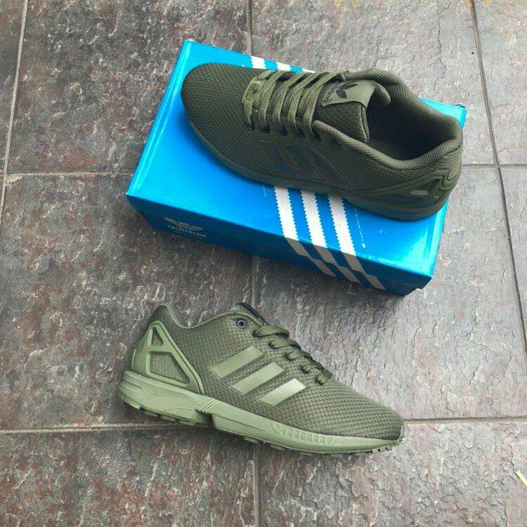 Adidas zx clearance flux ripstop green