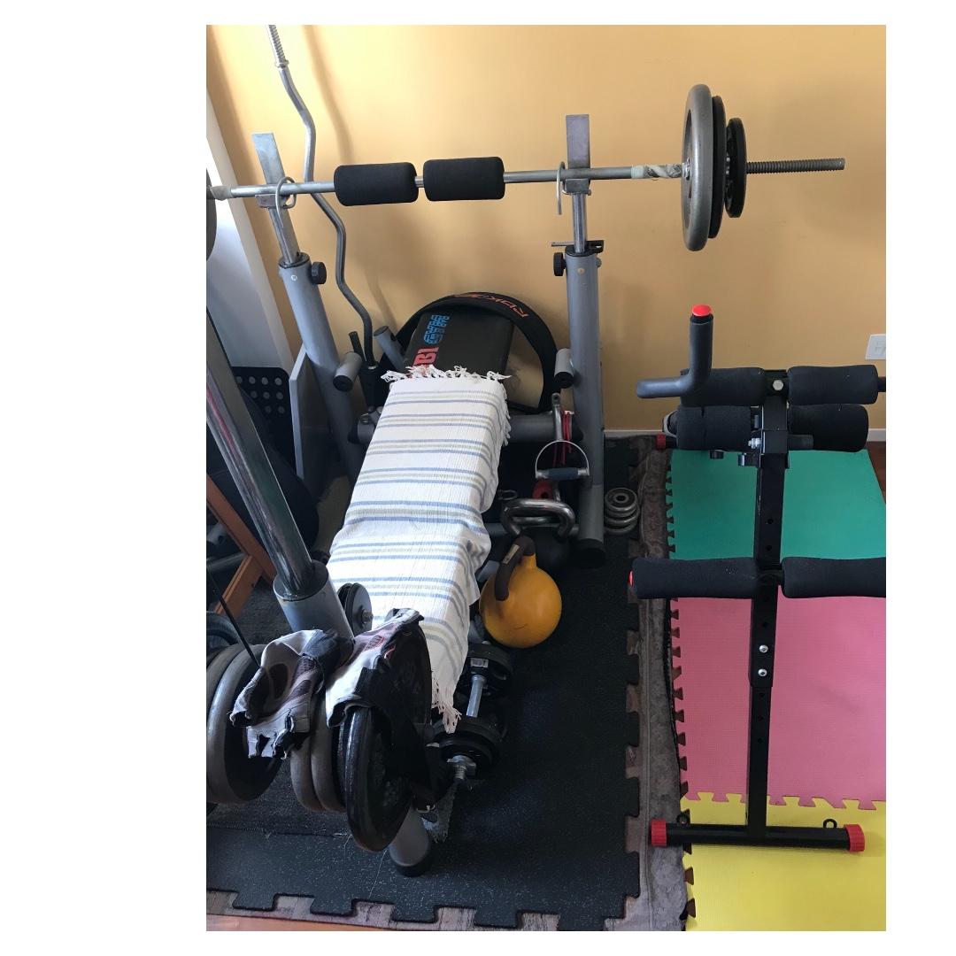 Aibi Functional Trainer And Workout Bench Sports Weights Gym