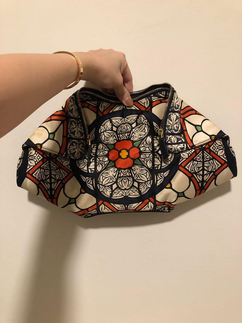 Alexander mcqueen manta sale clutch