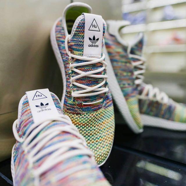 Pharrell Williams x adidas Tennis Hu Multicolor On Feet
