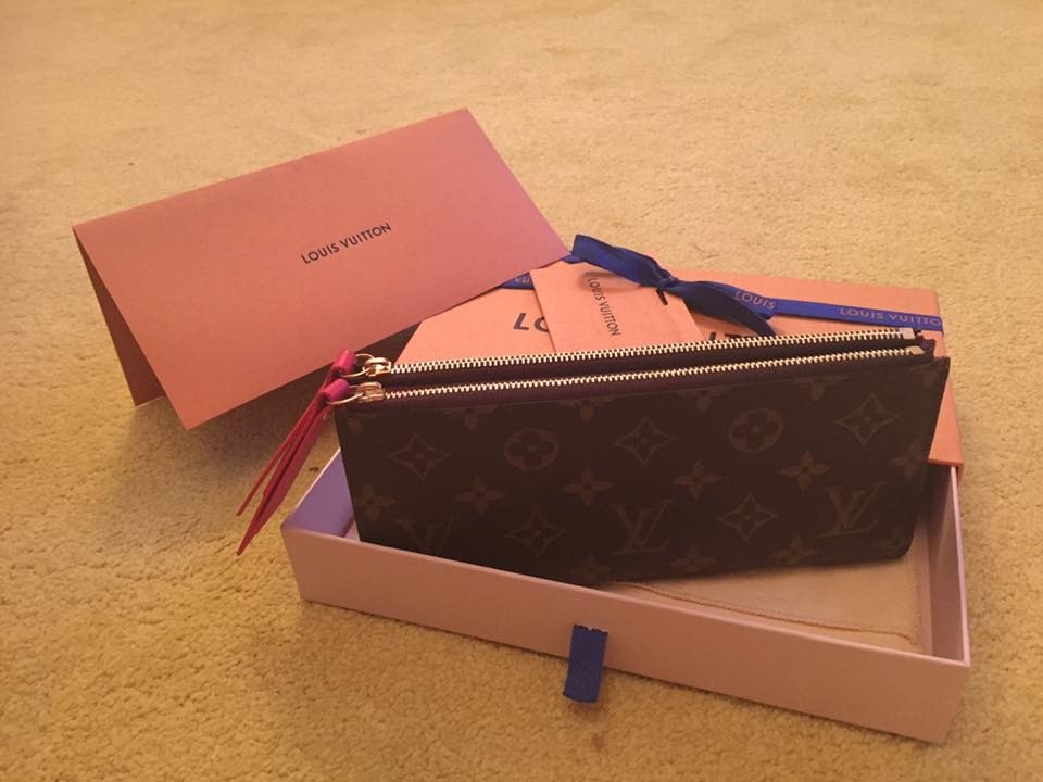 Authentic Louis Vuitton Adele Wallet, Luxury, Bags & Wallets on Carousell
