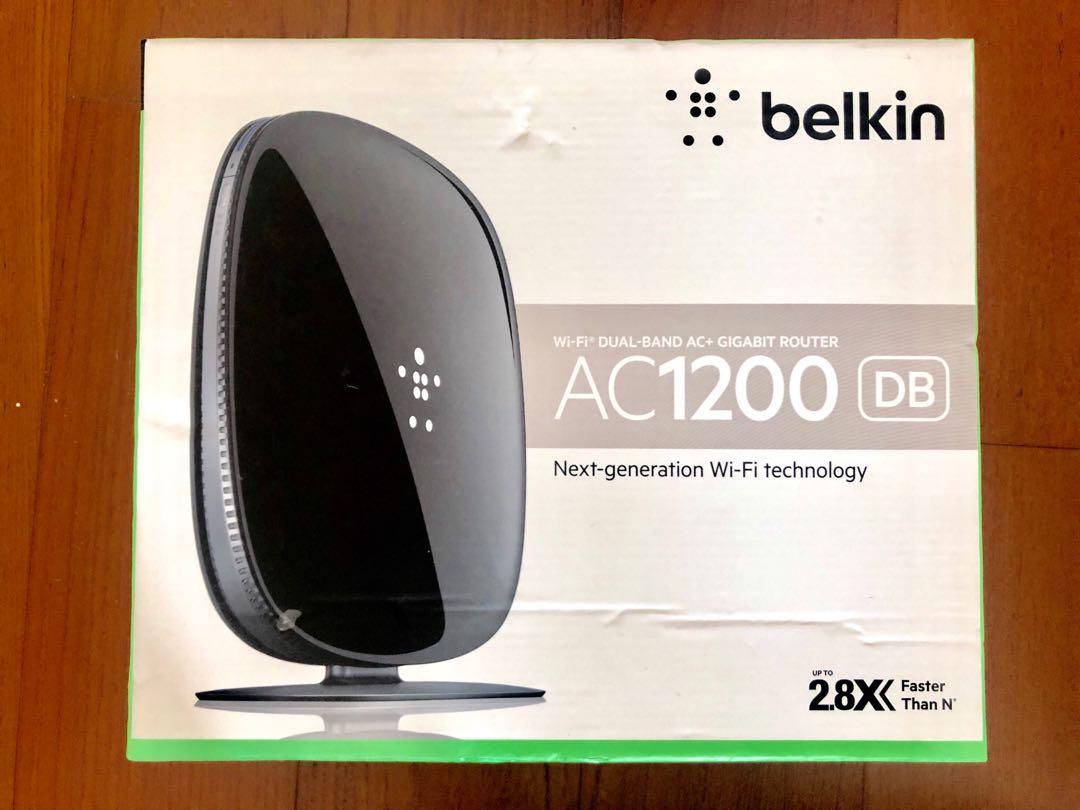 Belkin Router Ac1200 Wifi Dual Band Ac Gigabit