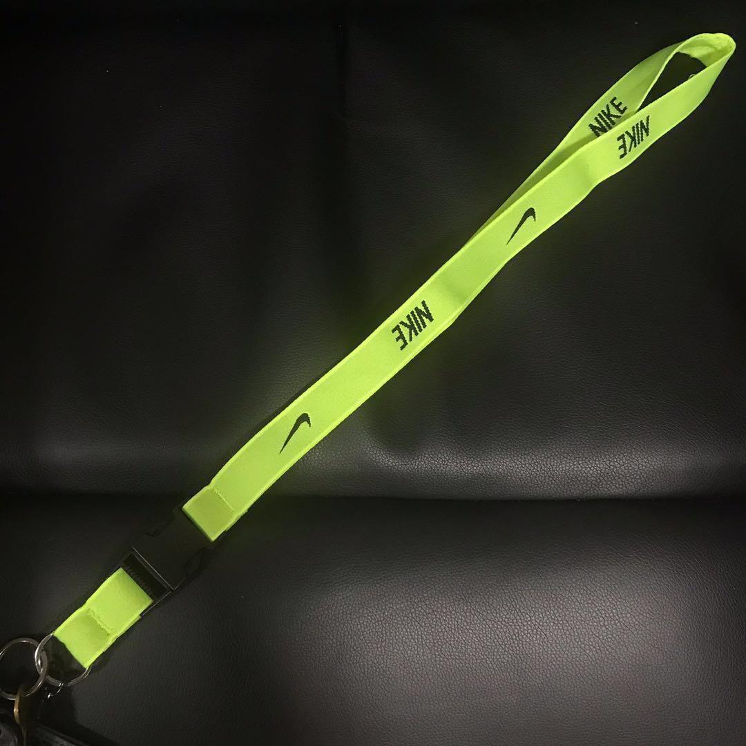 neon nike lanyard