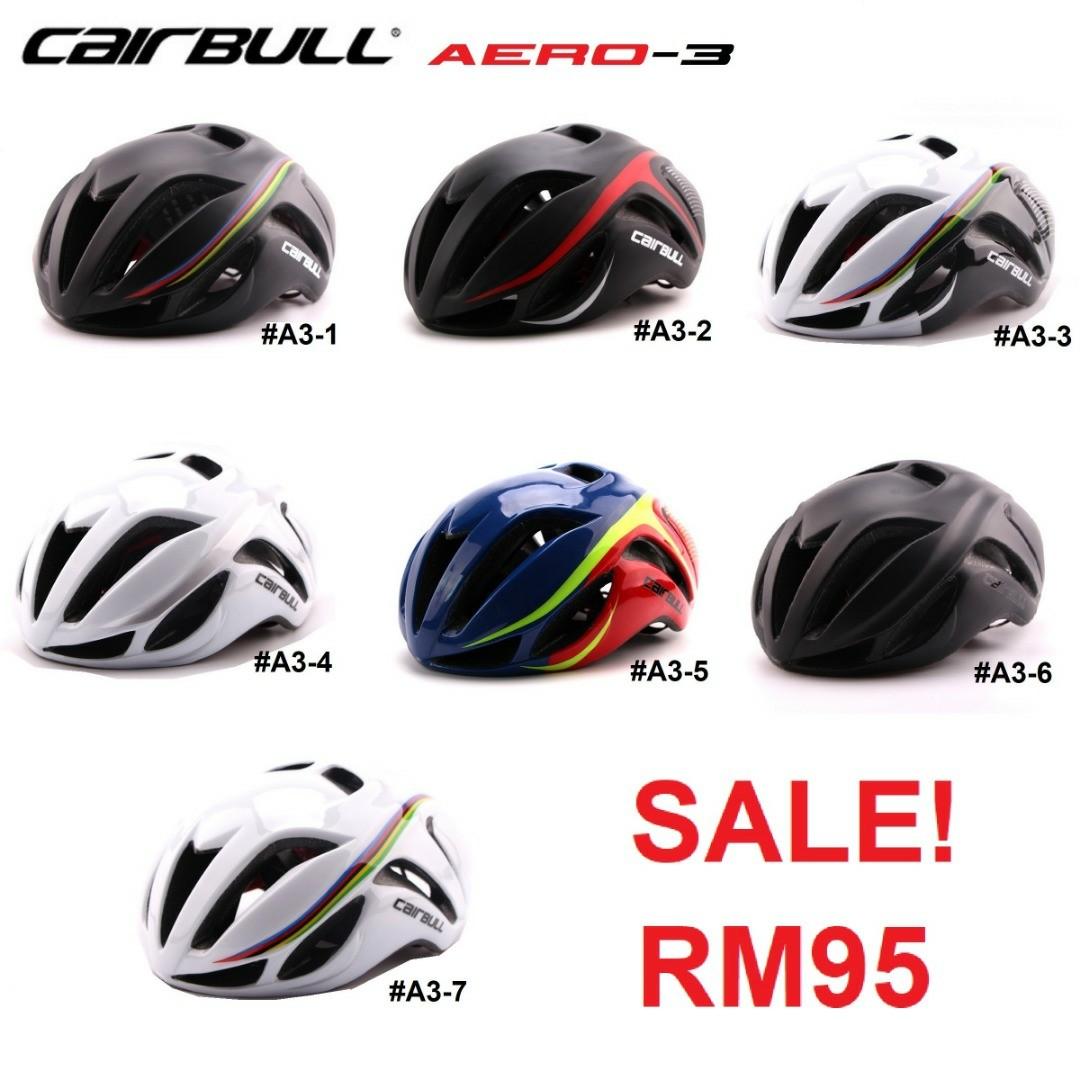 CAIRBULL AERO 3 CYCLING HELMET AERODYNAMIC DESIGN Sports