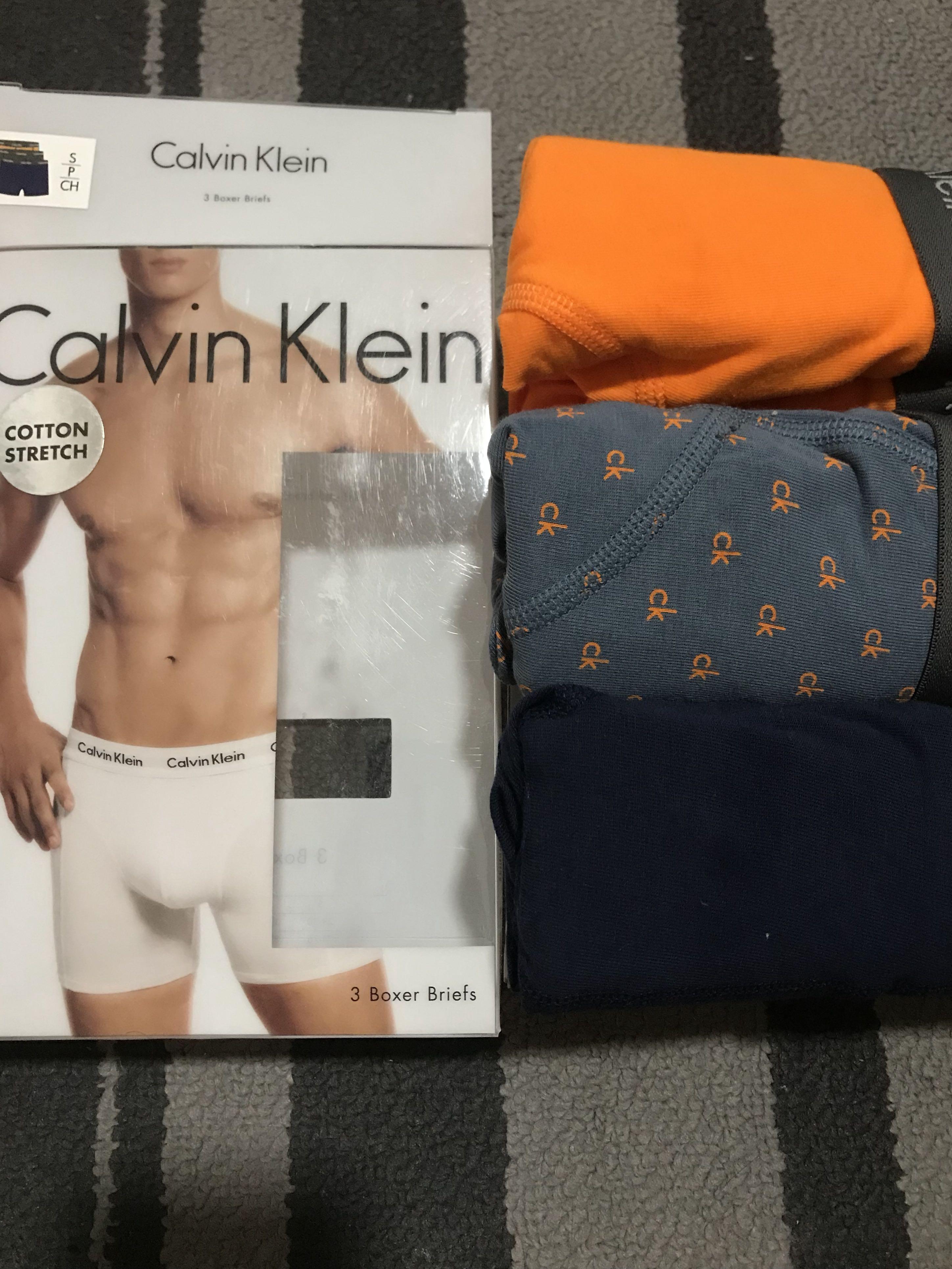 calvin klein boxers small