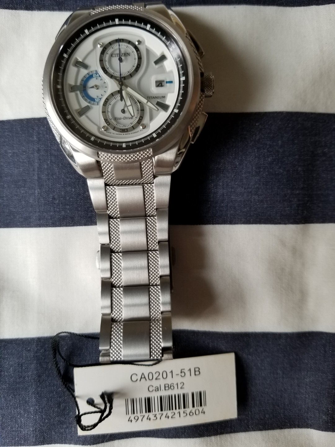 Citizen CA0201-51E 腕時計 seiko orient BUY Citizen Eco-Drive Chronograph Super Titanium Men's Watch